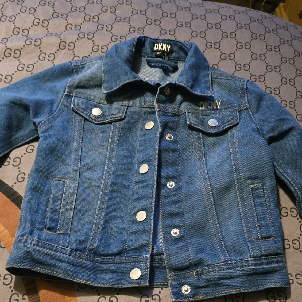 DKNY Blue Jean Jacket Classic Denim Style